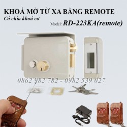Khóa điện mở cổng từ xa bằng remote, chìa khoá RD-223KA-Remote